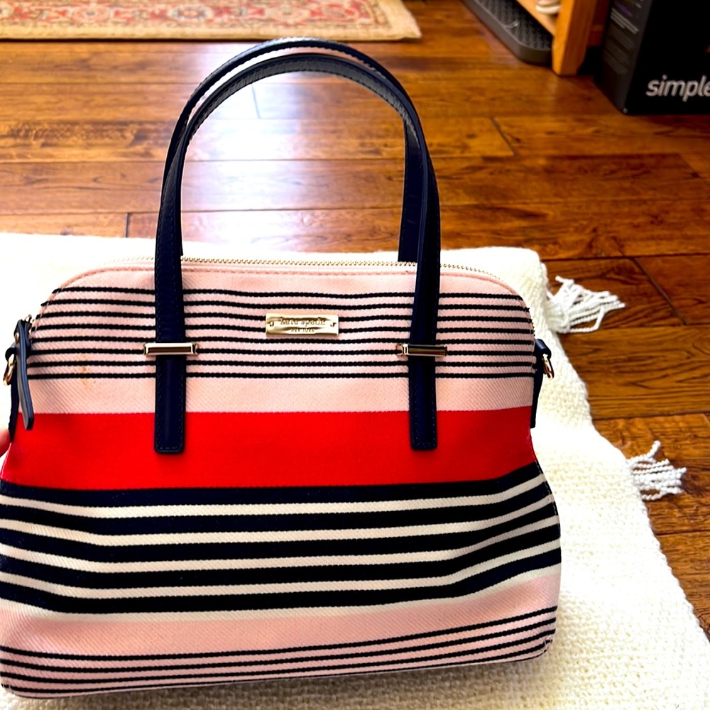Kate Spade Satchel- in canvas and leather